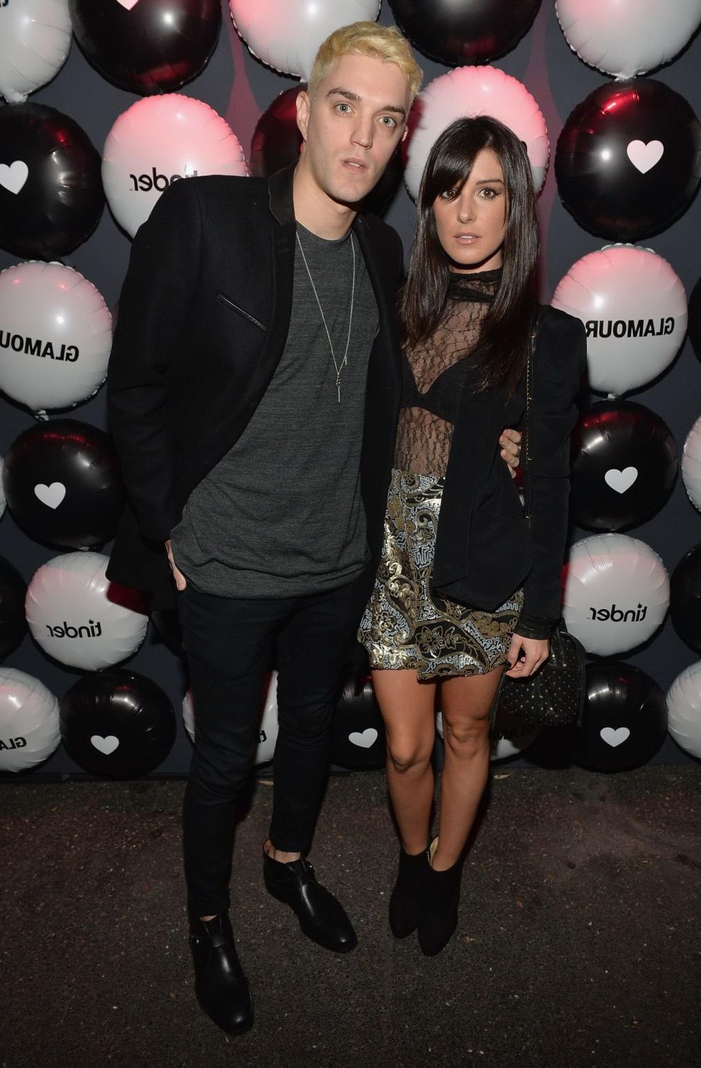 16P Shenae Grimes see-through to bra at the Glamour Hearts Tinder Party in Hollywood