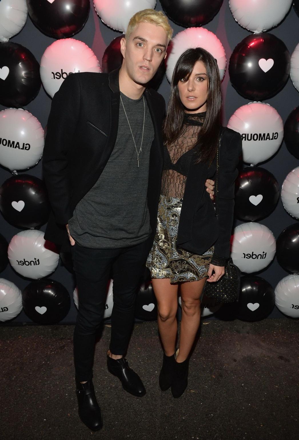 16P Shenae Grimes see-through to bra at the Glamour Hearts Tinder Party in Hollywood