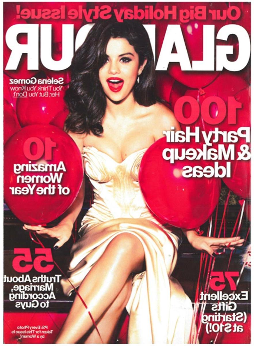 14P Selena Gomez looking beautiful in glamour magazine