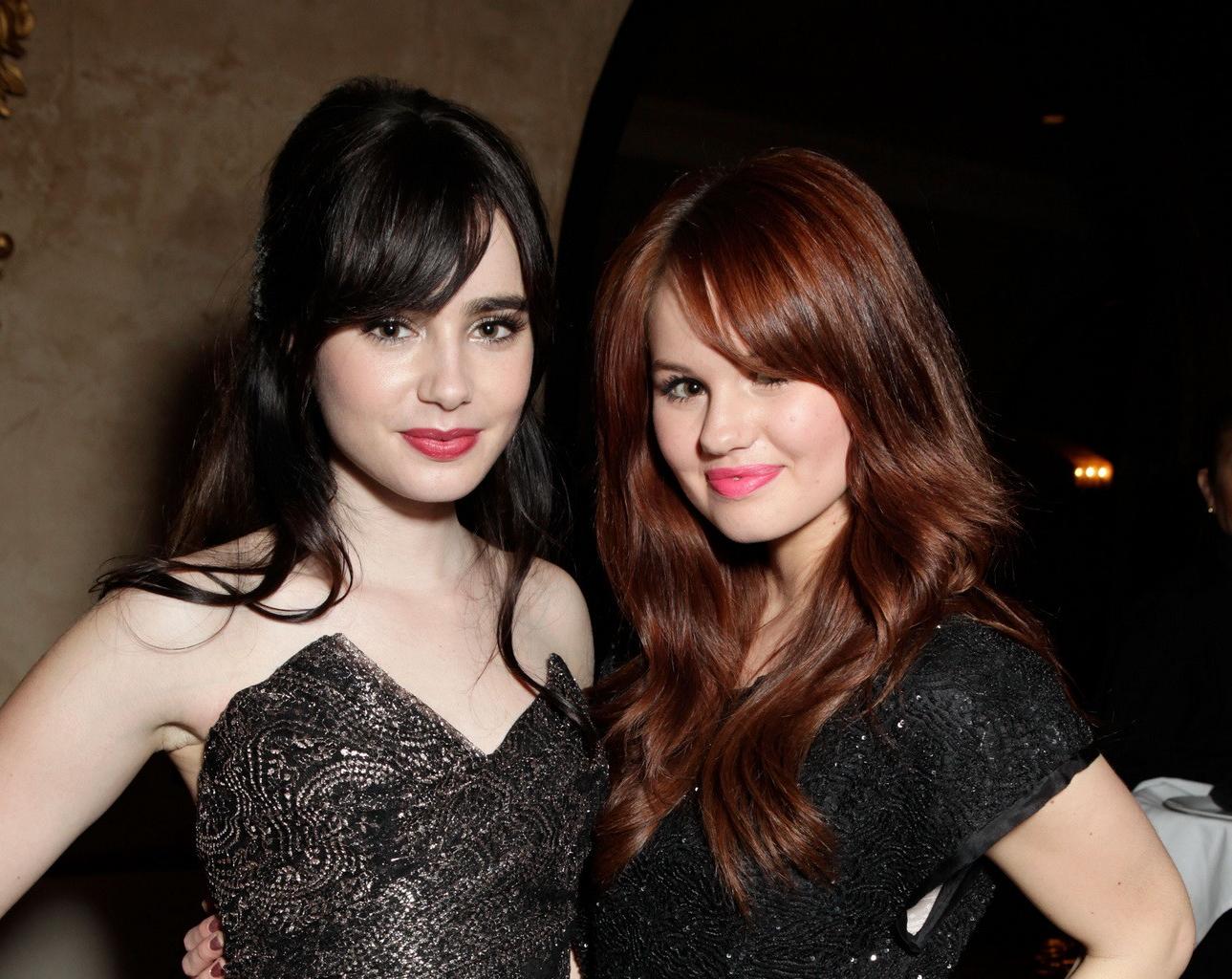 16P Lily Collins looks very hot in strapless dress on her birthday at Mirror-Mirror 