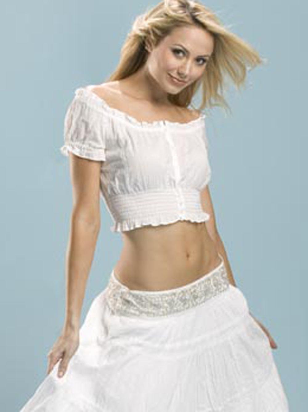 16P Stacy Keibler amazing curves in skimpy bikinis