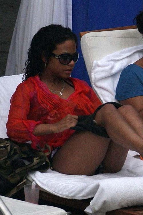 16P Christina Milian exposing sexy body and huge boobs on private photos