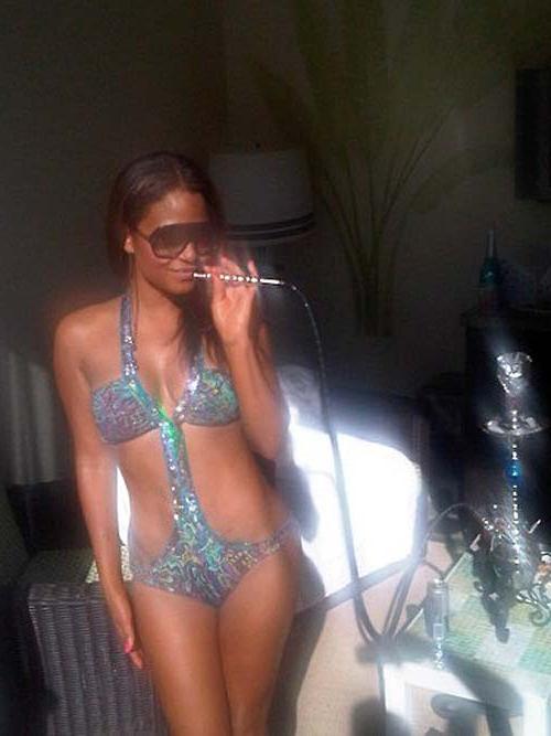 16P Christina Milian exposing sexy body and huge boobs on private photos