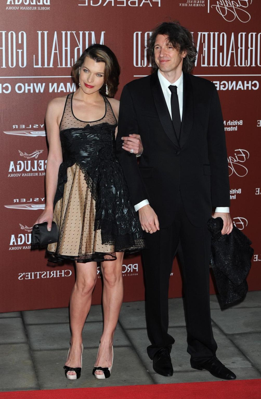 16P Milla Jovovich nipple slip at Mikhail Gorbachev's 80th birthday gala concert in 