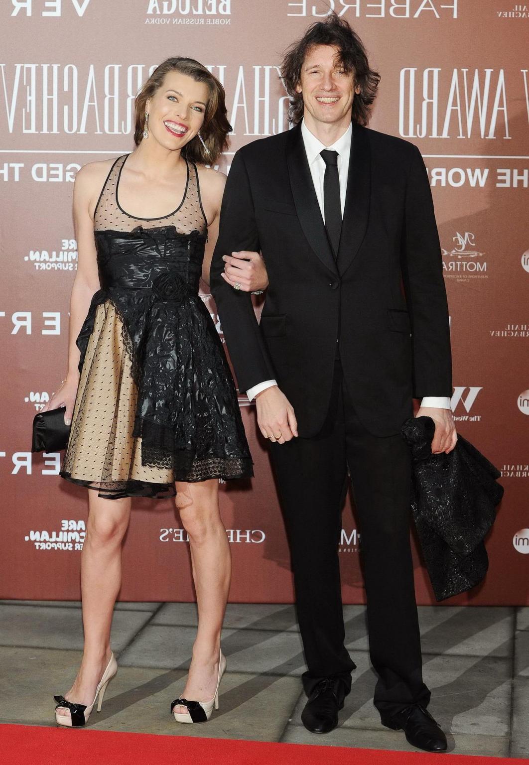 16P Milla Jovovich nipple slip at Mikhail Gorbachev's 80th birthday gala concert in 