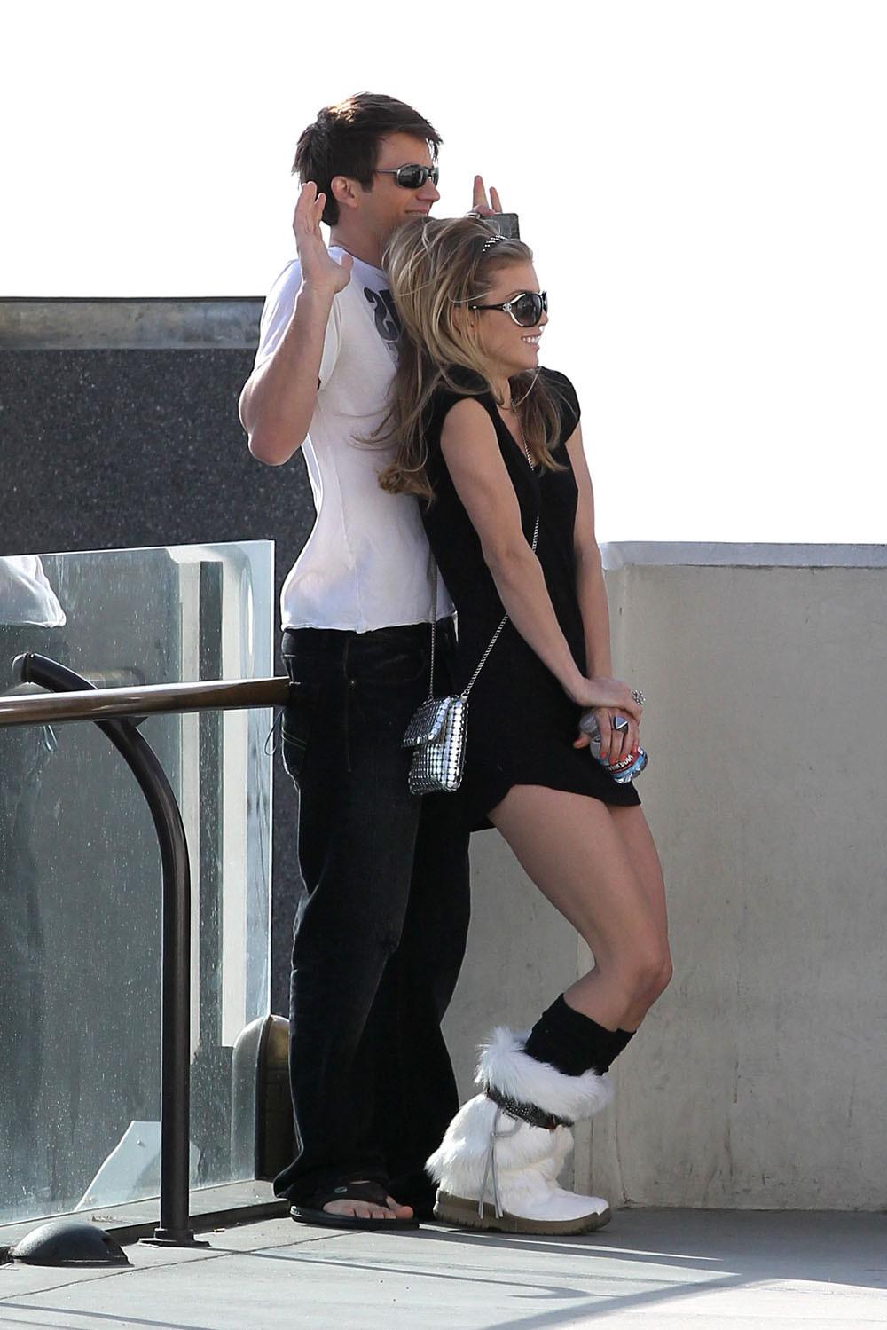 16P AnnaLynne McCord showing her ass in thong  c-thru dress on 90210 set