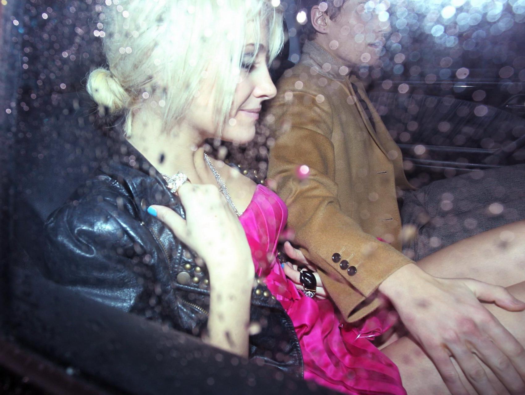 16P Pixie Lott upskirt while heading to her birthday party at Club Movida