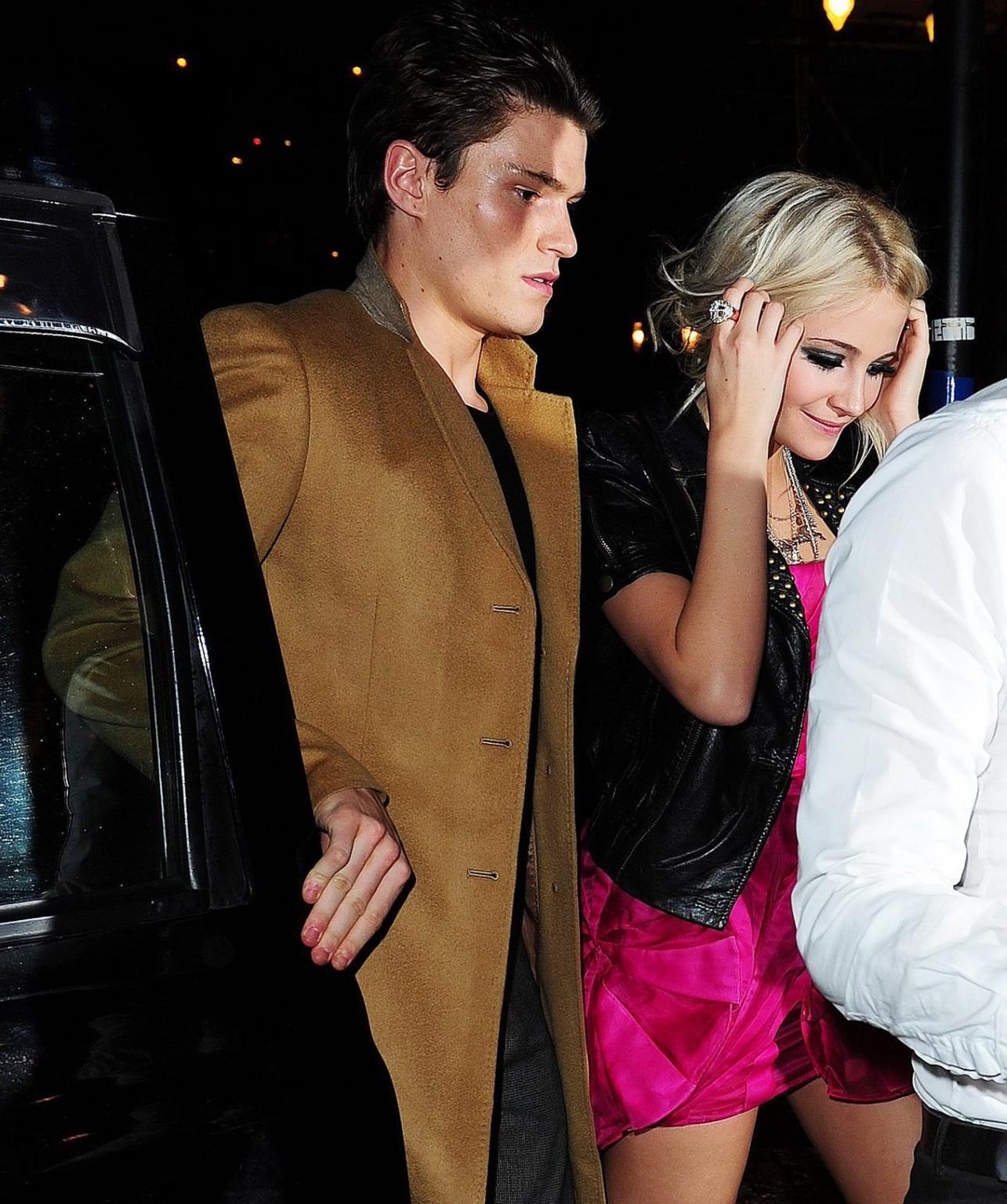 16P Pixie Lott upskirt while heading to her birthday party at Club Movida