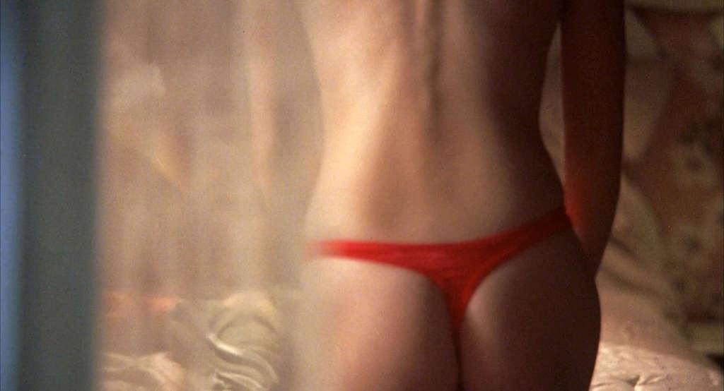10P Elisha Cuthbert exposing her nice ass in red thong and in bra