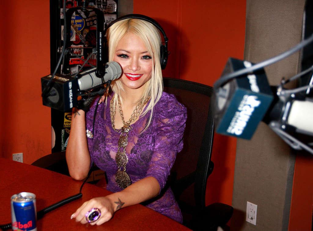 10P Tila Tequila reveals her nice ass in thong in see thru dress paparazzi shoots an