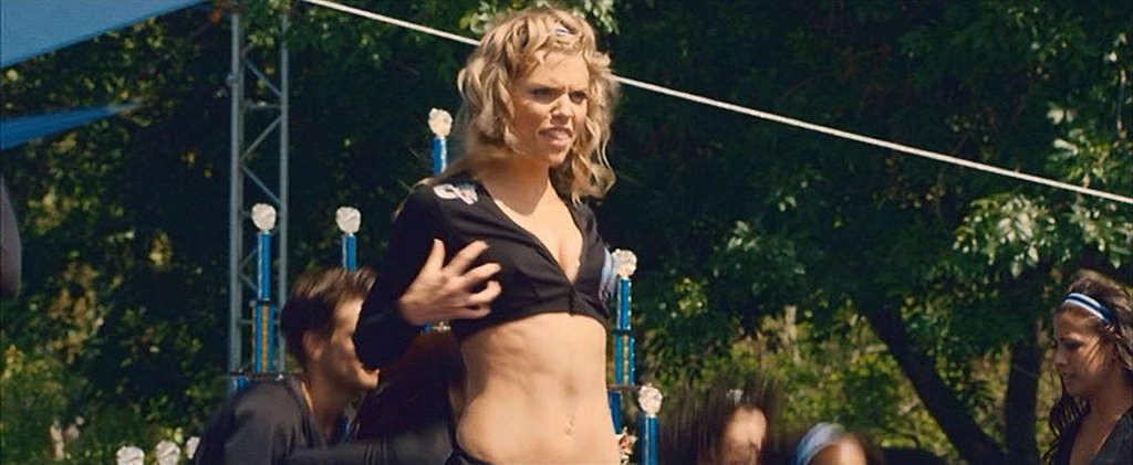 16P AnnaLynne McCord as cheerleader in movie and showing her nice tits