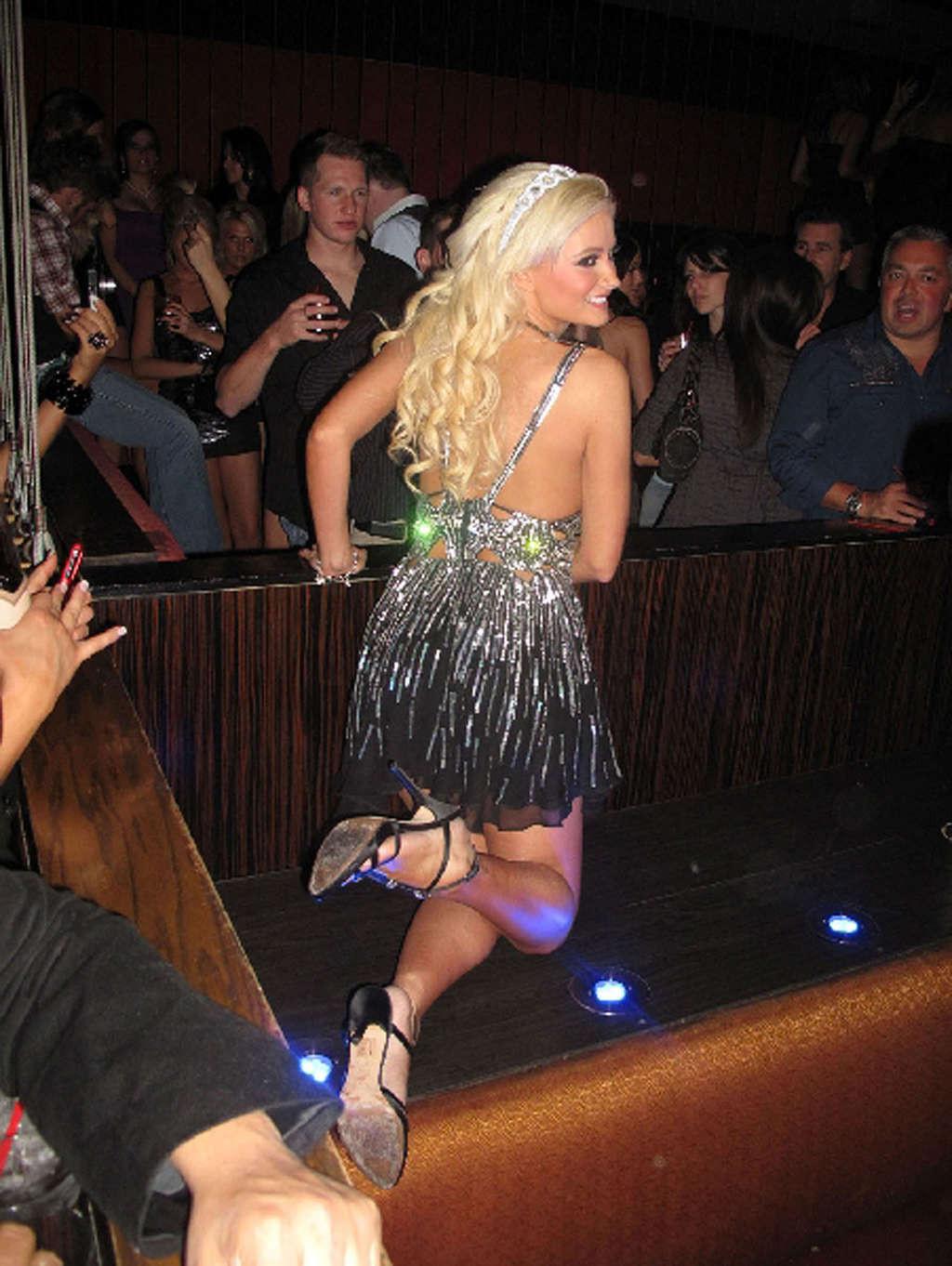 16P Holly Madison showing her big and great tits for her birthday party