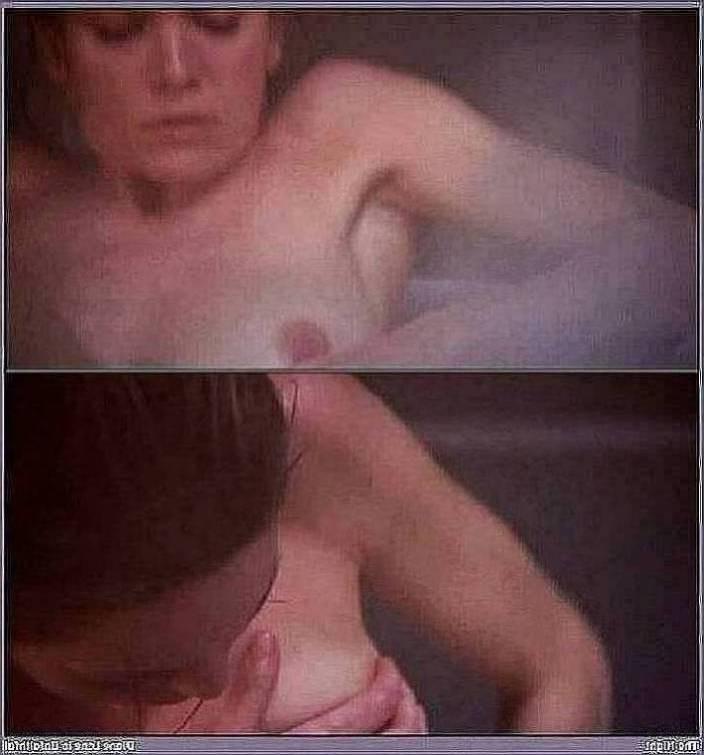 5P actress Diane Lane bathing with a glass of wine