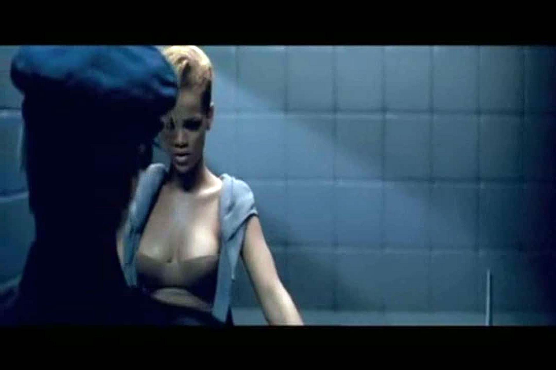 16P Rihanna looking hot and sexy in caps from her last video spot