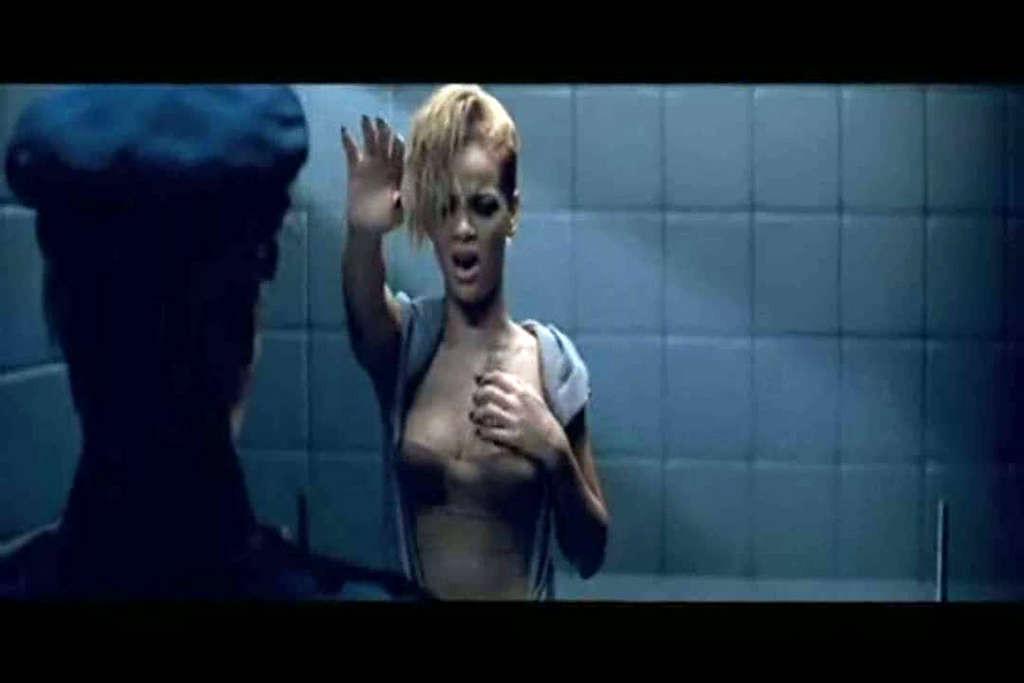 16P Rihanna looking hot and sexy in caps from her last video spot