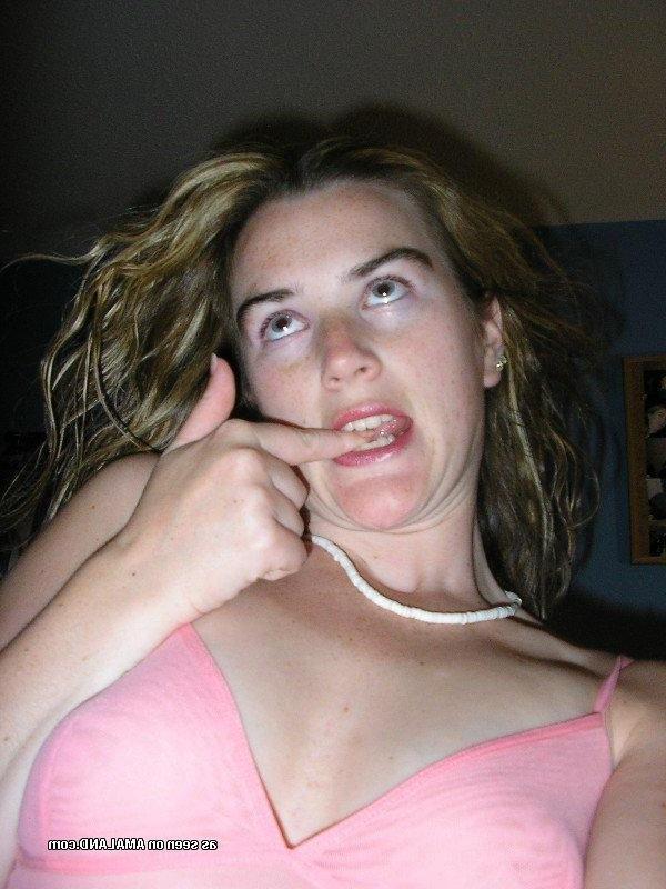15P Slutty blonde MILF self-shooting topless for hubby