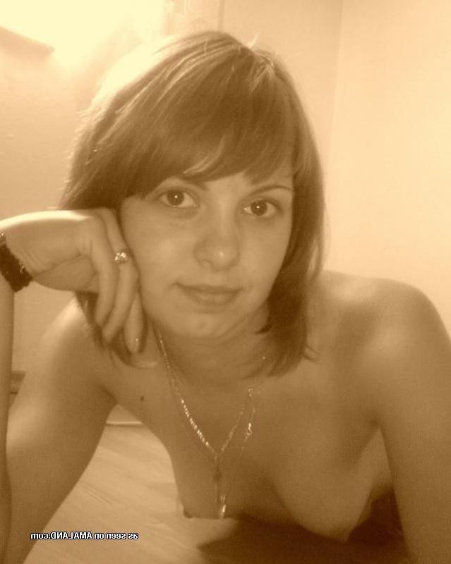 15P Naughty petite wife flashing her perky breasts