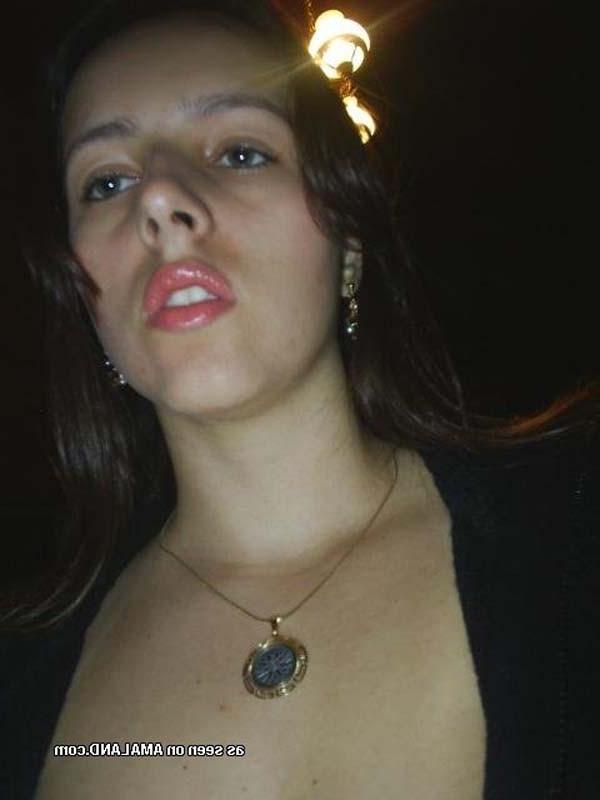 16P Pictures of a busty housewife cupping her nice full breasts