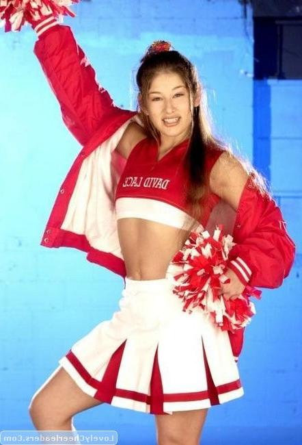 15P Pony-tailed cheerleader Jane spreading her sexy legs