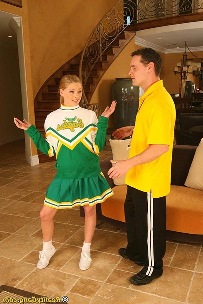 16P Cute redhead cheerleader gets banged