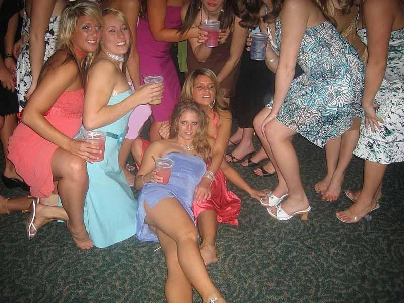 12P Drunk GF Cheerleader Sluts Get Smashed At The After Party