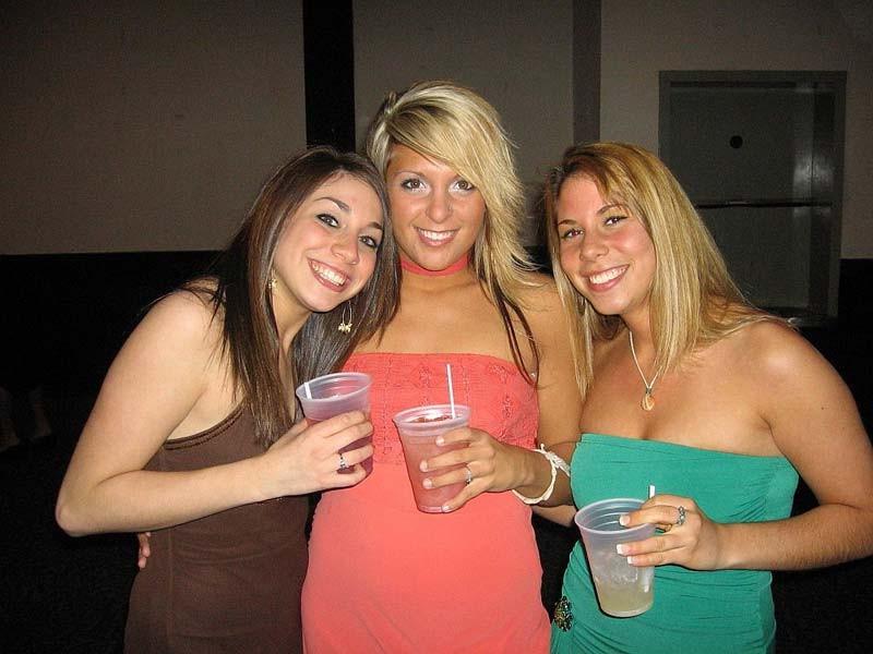 12P Drunk GF Cheerleader Sluts Get Smashed At The After Party