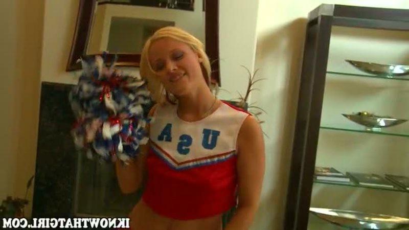 16P Petite blonde riding her boyfriends big hard cock
