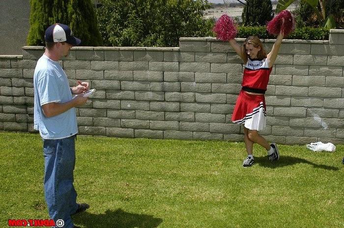 16P filthy cheerleader seducing her coach