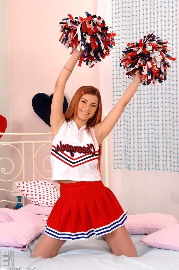 16P Busty cute redhead cheerleader Katarina