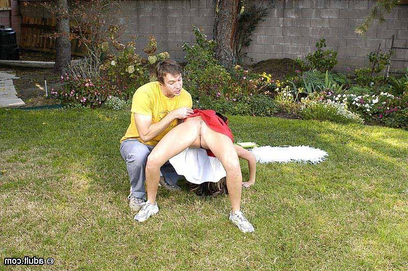 17P Cheerleader gets her mouth and pussy stuffed with thick cock