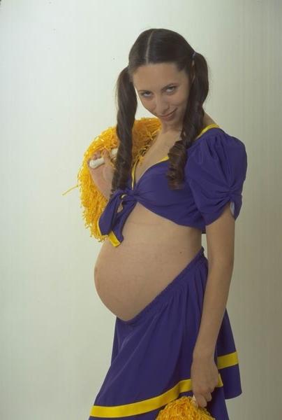 20P Pregnant Cheerleader