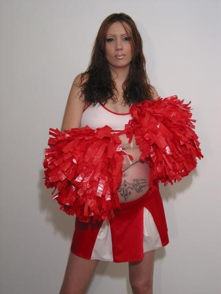 20P Pregnant Cheerleader