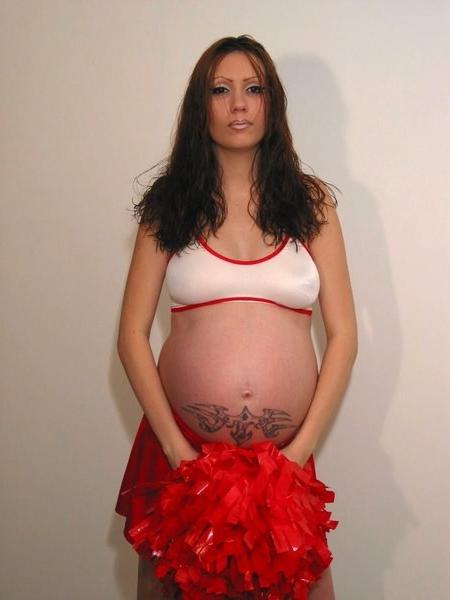20P Pregnant Cheerleader