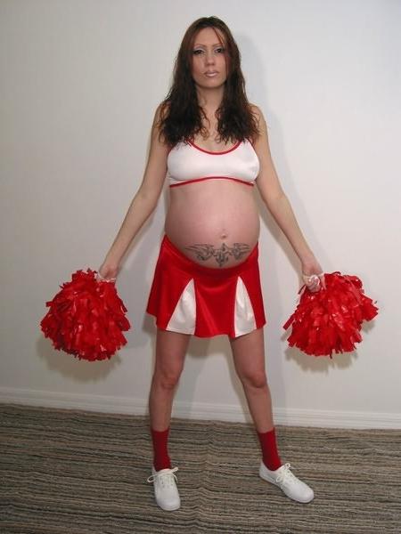 20P Pregnant Cheerleader