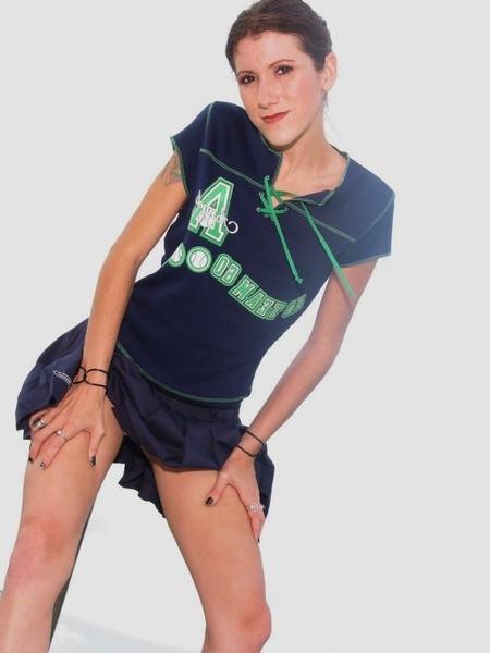 20P Redhead Cheerleader