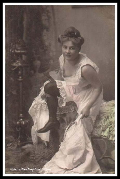 16P Vintage rare and exclusive antique ladies exposed