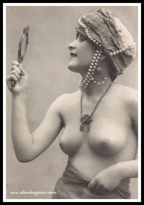 16P Vintage rare and exclusive antique ladies exposed