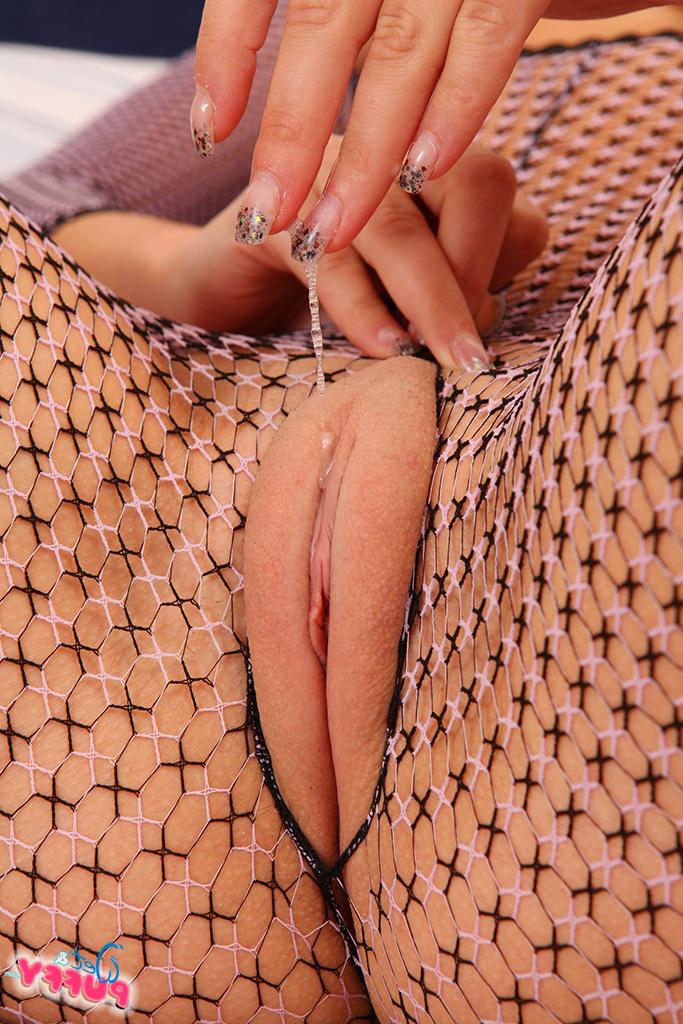 15P Nicoleta uses a speculum on her sweet puffy pussy