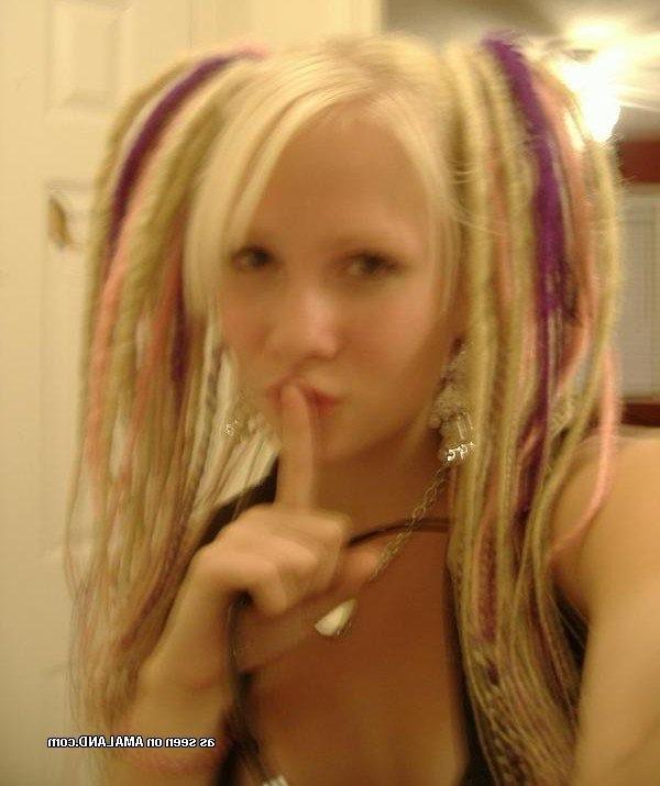 14P Compilation of a sexy blonde bimbo's naughty selfpics