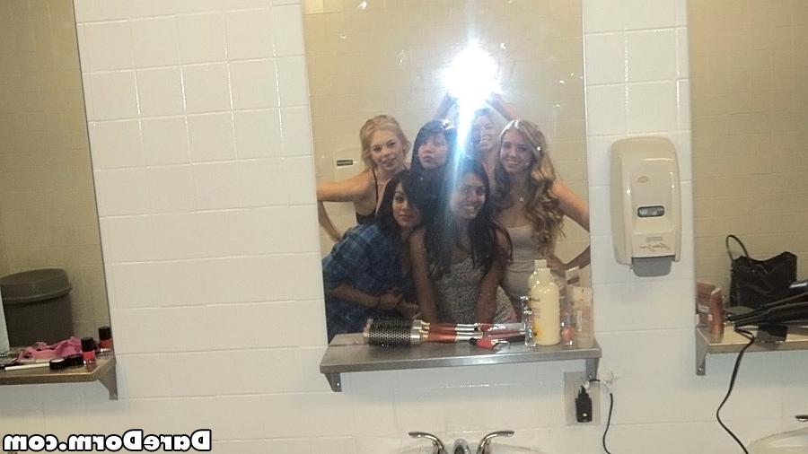 12P Big movie 8 fucking booty short teens spied on in the girls gym bathroom then dr