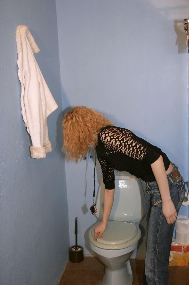 19P Cum hungry curly blonde slut sucks cock dry at a gloryhole