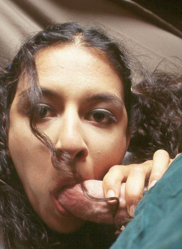 20P Curly cutie got cumshot on her face