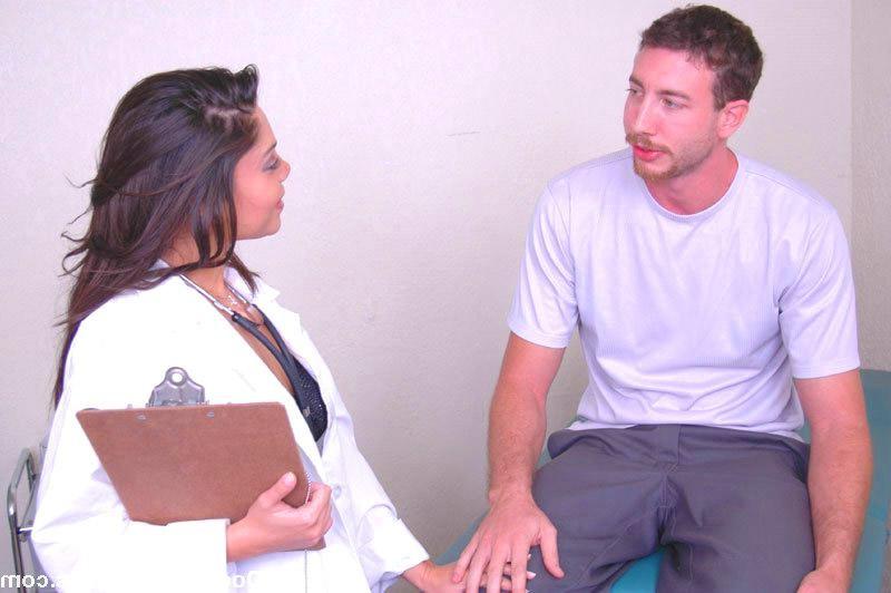 16P Cheating latina milf doctor gets her juicy breasts jizzed