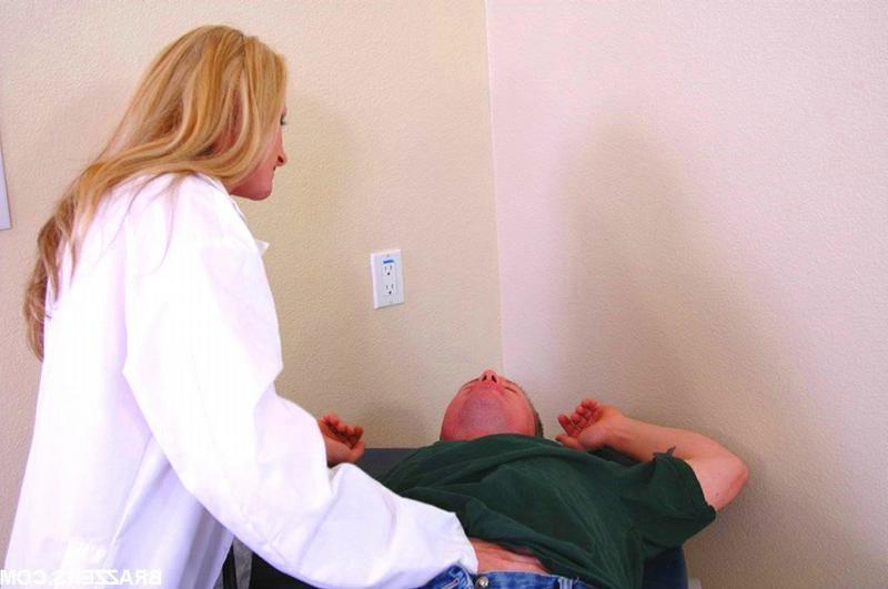 16P Cheating milf nurse strokes a patients shaft and gets facialized