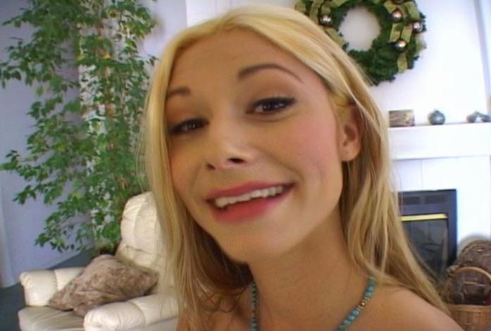 16P blonde babe gets her throat fucked hard