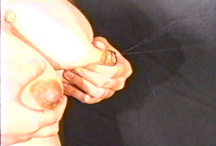 16P Pregnant woman squirts her tit milk on a guys cock