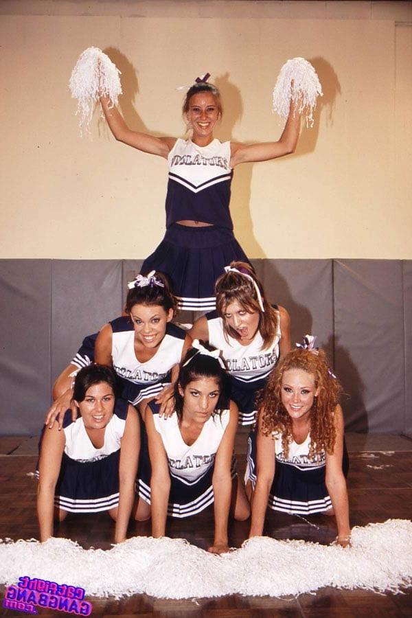15P Cheerleader Audrey Hollander gets fucked by her hot squad