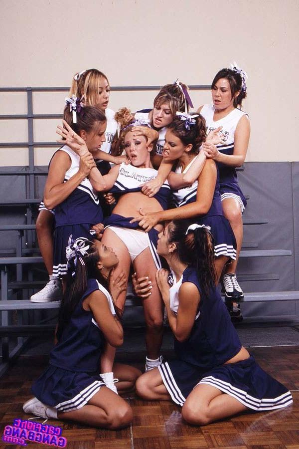15P Cheerleader Audrey Hollander gets fucked by her hot squad