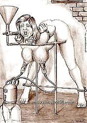 7P Milking Cartoons