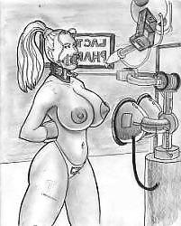 7P Milking Cartoons